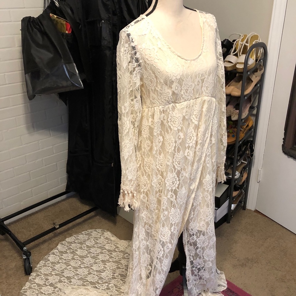 Lukalula Photo Shoot Maternity Dress Open in Front